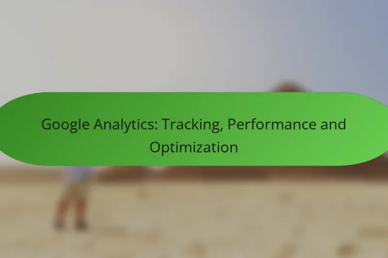 Google Analytics: Tracking, Performance and Optimization