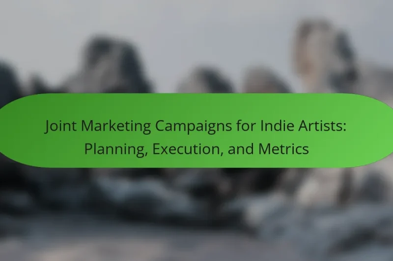 Joint Marketing Campaigns for Indie Artists: Planning, Execution, and Metrics