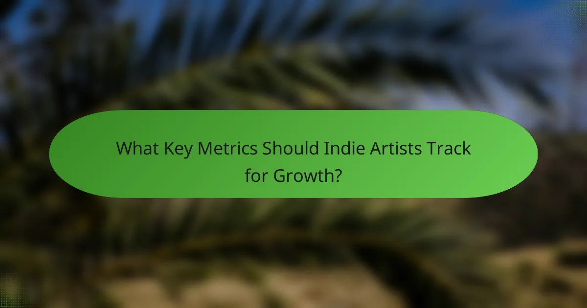 What Key Metrics Should Indie Artists Track for Growth?