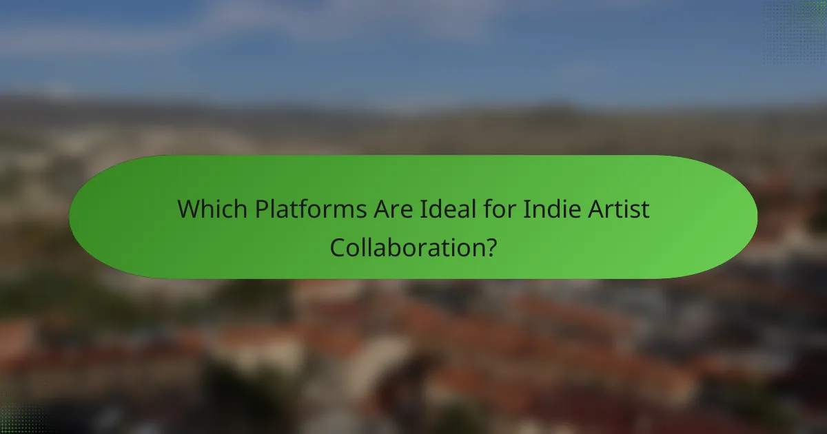 Which Platforms Are Ideal for Indie Artist Collaboration?